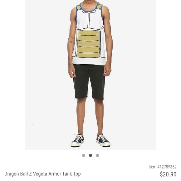 Hot Topic Other - Medium Men’s Dragon Ball Z Vegeta Tank Top